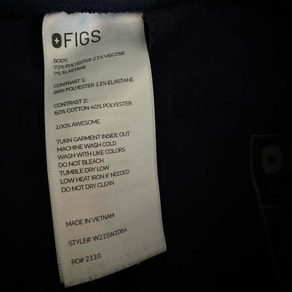SOLD NA HTF Figs Navy Qua Jogger Pants XXS - Picture 8 of 13